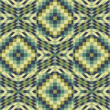 Seamless pattern. Mosaic. Seamless pattern. Mosaic. Template for design an... Stock Photos