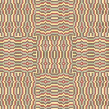 Seamless pattern. Mosaic. Template for design Stock Illustration