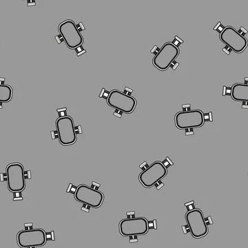 Seamless pattern mount car holder phone cartoon vector イラスト素材