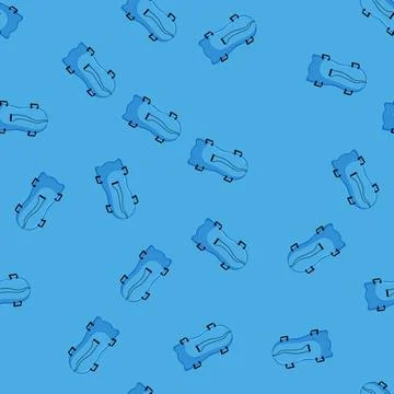 Seamless pattern mountain sled snow cartoon vector Illustrazione stock