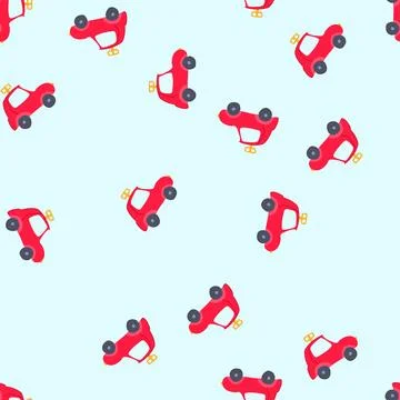 Seamless pattern movement wind up toy cartoon vector Stock Illustration