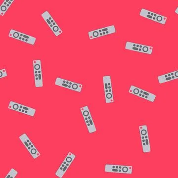 Seamless pattern movie tv remote cartoon vector Stockillustratie