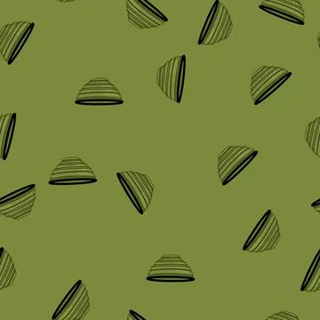 Seamless pattern mug camp cup cartoon vector Stock Illustration