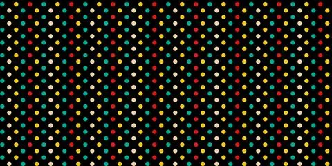 Seamless pattern. Multi-colored circles on a white background. Vector repea.. Illustrazione stock