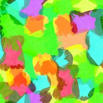 Seamless pattern of multi-colored paint strokes. Seamless pattern of multi... Stock Photos