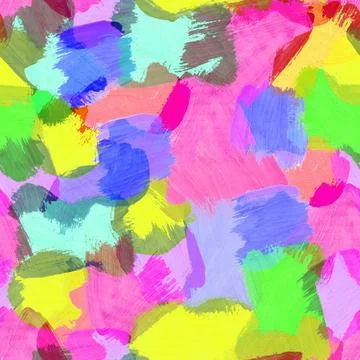 Seamless pattern of multi-colored paint strokes. Seamless pattern of multi... Stock Photos
