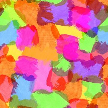 Seamless pattern of multi-colored paint strokes. Seamless pattern of multi... Stock Photos