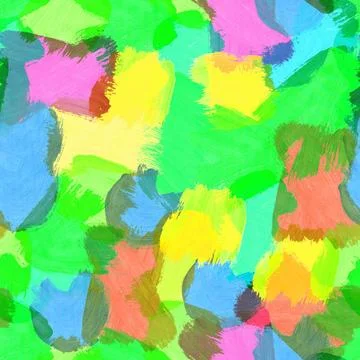 Seamless pattern of multi-colored paint strokes. Seamless pattern of multi... Stock Photos