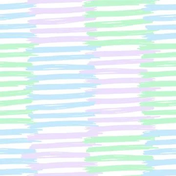 Seamless pattern with multi-colored stripes pastel shades Stock Illustration