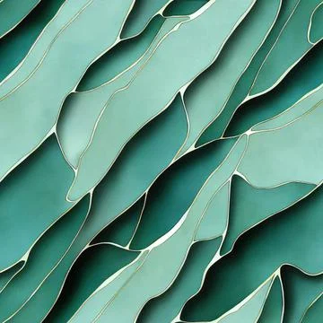 Seamless pattern Multi layers, papercut layers. Stockillustratie