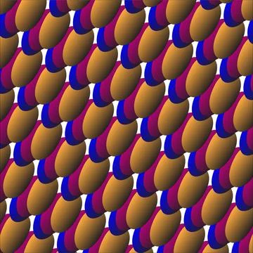 Seamless pattern with multicolored eggs. Vector illustration... Stock Illustration