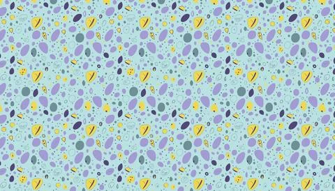 Seamless pattern with multicolored spots. Vector illustration. Stock-Illustration
