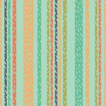 Seamless pattern with multicolored stripes Illustrazione stock