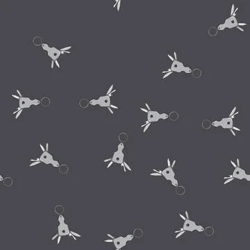 Seamless pattern multitool knife tool cartoon vector Illustrazione stock
