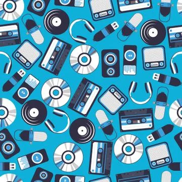 Seamless pattern Music Stock Illustration