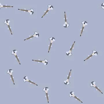 Seamless pattern music violin cartoon vector イラスト素材