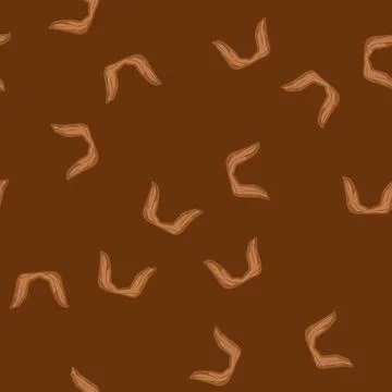 Seamless pattern mustache moustaches cartoon vector Stock Illustration