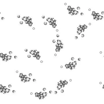 Seamless pattern mustard grain sketch hand drawn Stock Illustration