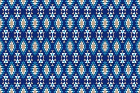 Seamless pattern in the native American style. Stock Illustration