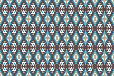 Seamless pattern in the native American style. Stock Illustration