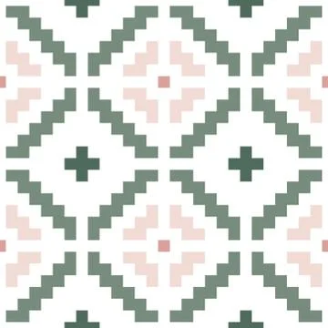 Seamless pattern in the native American style. Stock Illustration