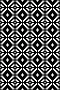 Seamless pattern in the native American style. Stock Illustration