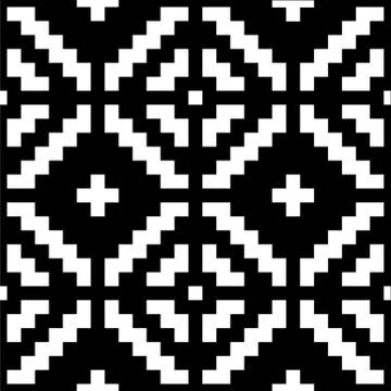 Seamless pattern in the native American style. Stock Illustration