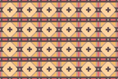 Seamless pattern in the native American style. イラスト素材