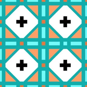 Seamless pattern in the native American style. イラスト素材