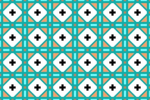 Seamless pattern in the native American style. Illustrazione stock