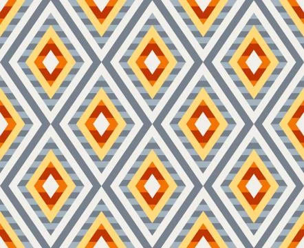 Seamless pattern in the native American style. Stock Illustration