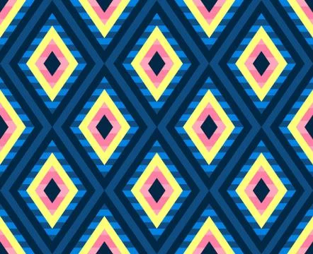 Seamless pattern in the native American style. Stock Illustration
