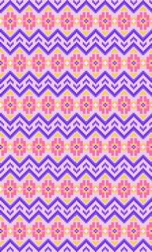 Seamless pattern in the native American style. Stock Illustration