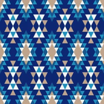 Seamless pattern in the native American style. イラスト素材