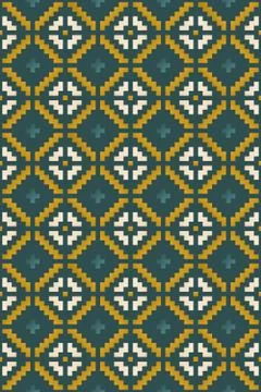 Seamless pattern in the native American style. Stock Illustration