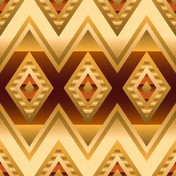 Seamless pattern in the native American style. イラスト素材