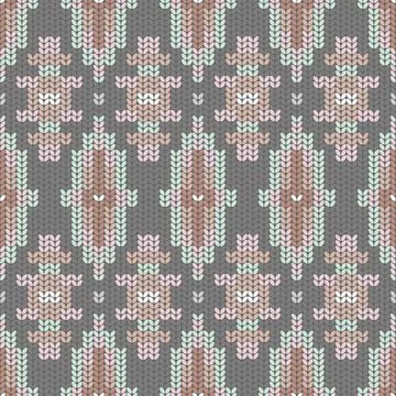 Seamless pattern in the native American style. Illustrazione stock