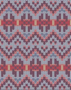 Seamless pattern in the native American style. Stock Illustration