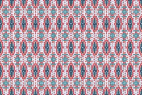 Seamless pattern in the native American style. Illustrazione stock