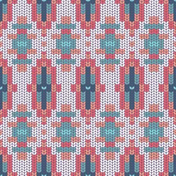 Seamless pattern in the native American style. Stock Illustration