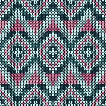 Seamless pattern in the native American style. Stock Illustration