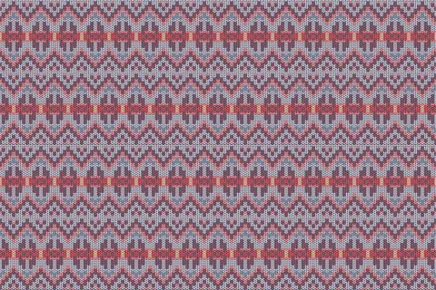 Seamless pattern in the native American style. Stock Illustration
