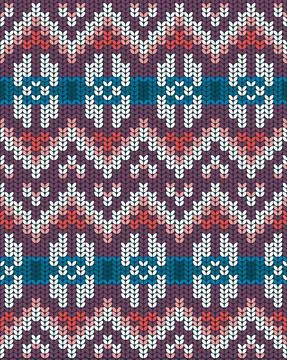 Seamless pattern in the native American style. Stock Illustration