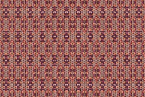 Seamless pattern in the native American style. Stock Illustration