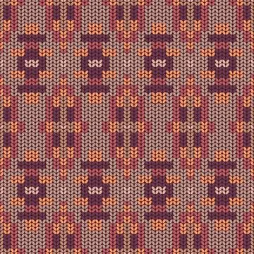 Seamless pattern in the native American style. Stock Illustration