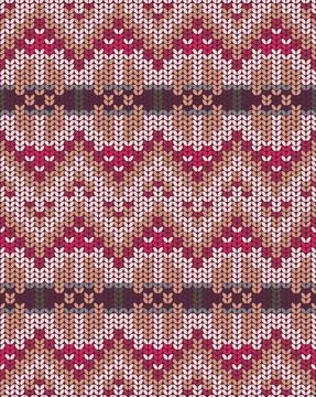 Seamless pattern in the native American style. Stock Illustration