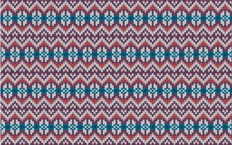 Seamless pattern in the native American style. Stock Illustration