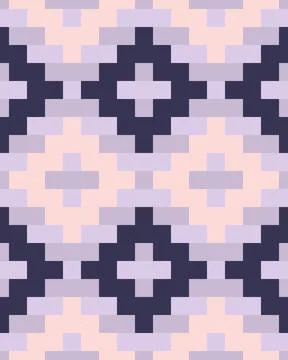 Seamless pattern in the native American style. Stock Illustration