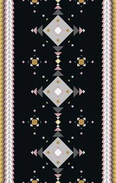 Seamless pattern in the native American style. Stock Illustration