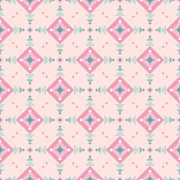 Seamless pattern in the native American style. Ilustración de archivo
